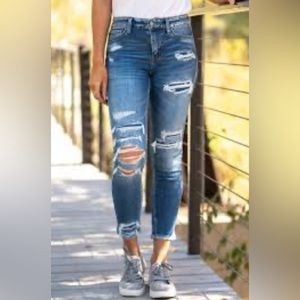 Vervet jeans denim 28 stretchy style VT1167 RN #125813 midrise skinny